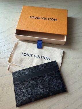 Louis Vuitton Black Monogram Eclipse Card Holder